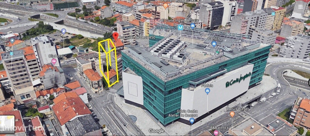 Terreno construção altura, 9 pisos acima solo, Avenida República Gaia