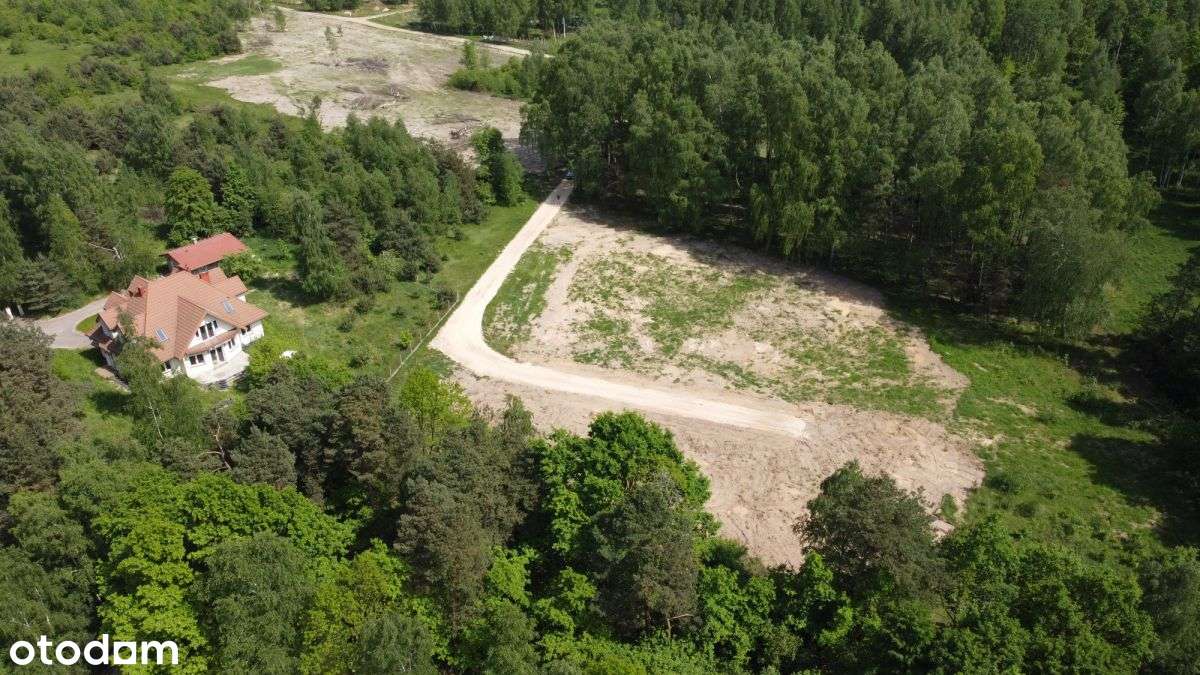 Działka budowlana przy lesie-4
