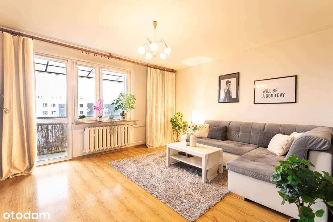 Jasne 49 m² |2 pokoje + balkon |Duża kuchnia |Gotowe do zamieszkania-1