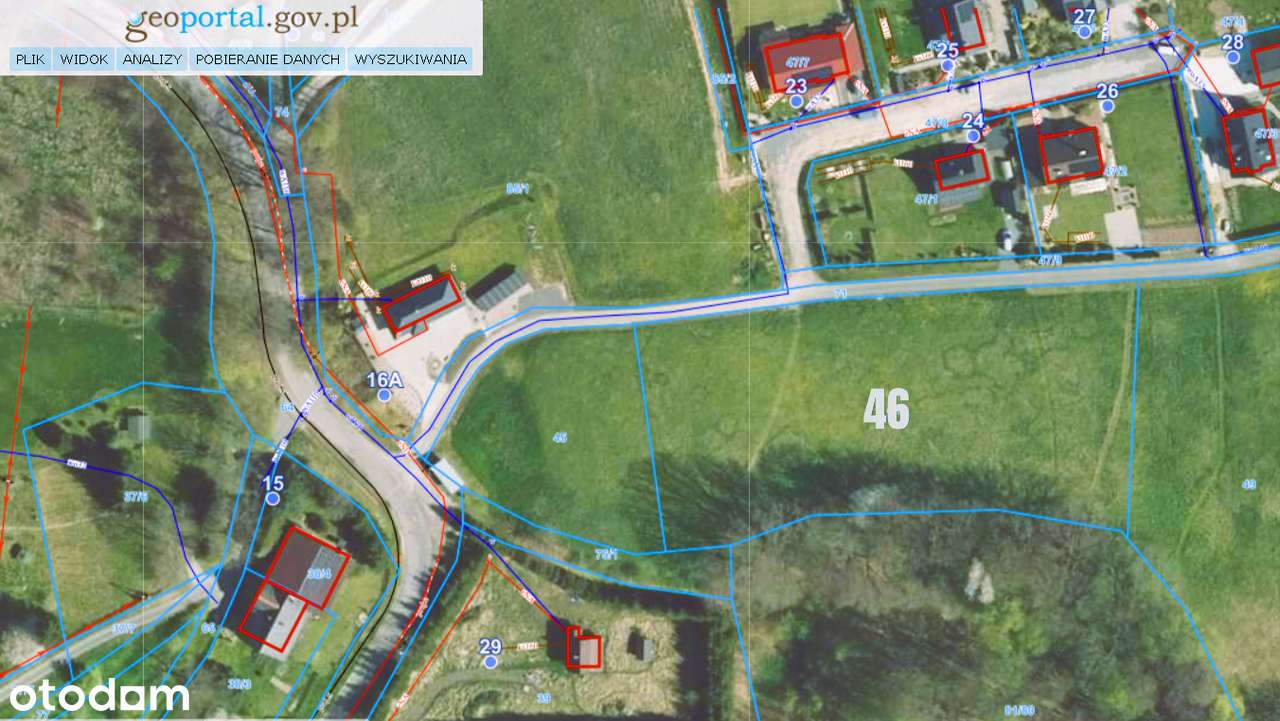 Duża, wyjątkowo położona działka 10 minut od Kłodzka!-4