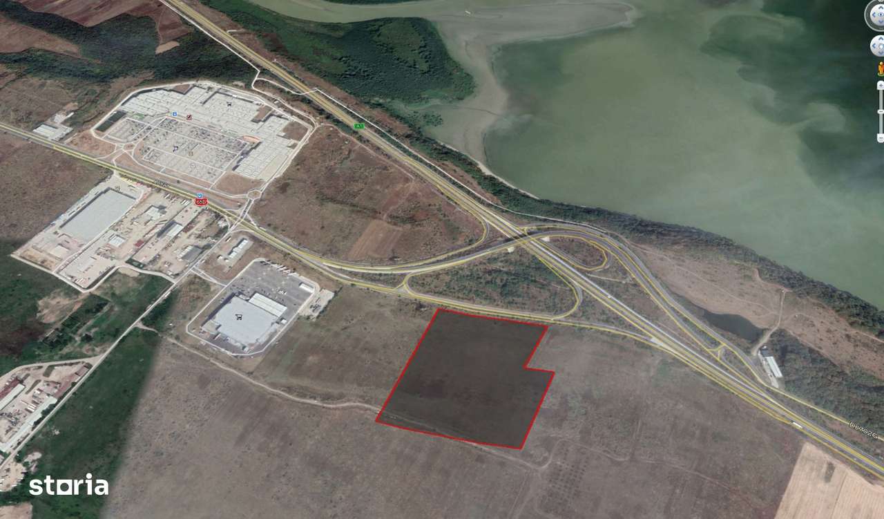 Vand 60 000 mp teren c-c, intravilan, langa Metro, Pitesti DN 65 b-10