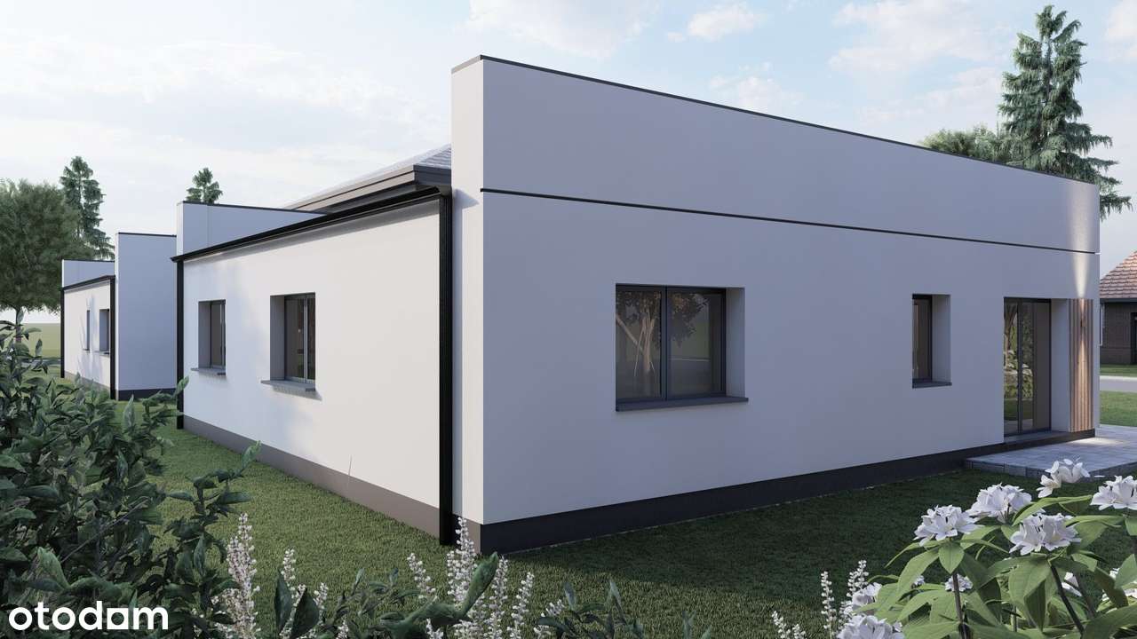 Parterowy DOM W Zbudowie Bliźniaczej NA Górzyskow-4