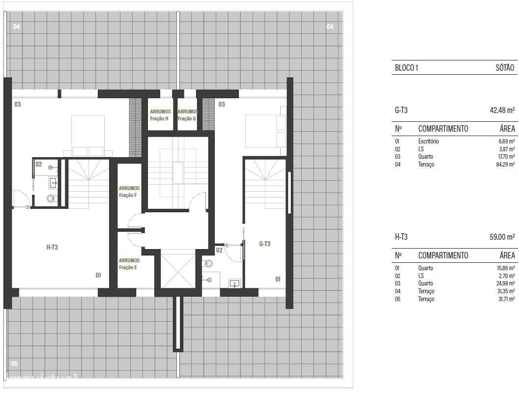 T5 Duplex Moderno no Montijo com parqueamento e Terraços – 185 m² d...-14