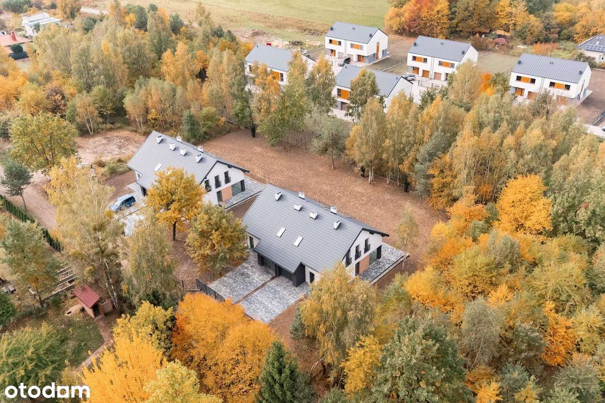 Nowy DOM z panoramicznymi oknami i garażem | Pośród Lasu | Blisko S8-12