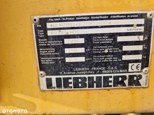 Liebherr R934C HDS Litronic - 5