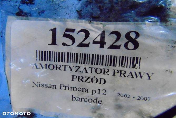 NISSAN PRIMERA P12 2.2DCI AMORTYZATOR PRAWY PRZÓD - 6