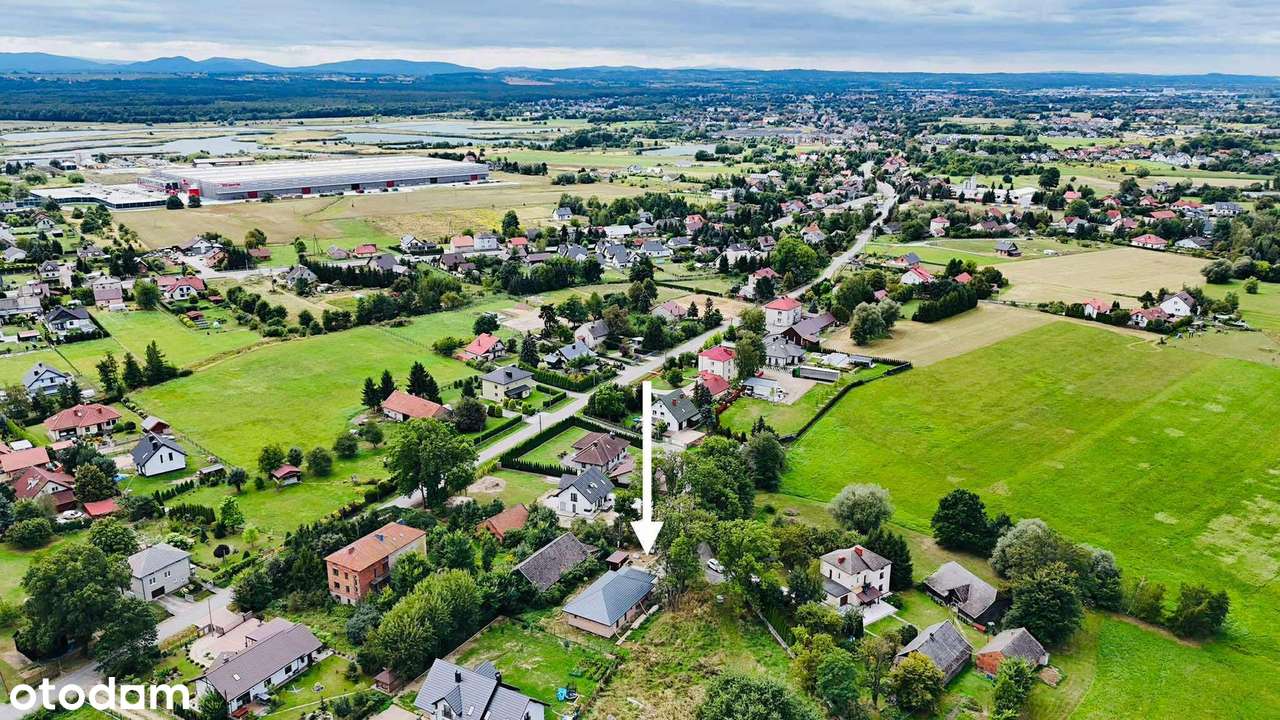 Nowoczesny dom parterowy Wola Batorska, gm. Niepołomice 820 m² działki-6