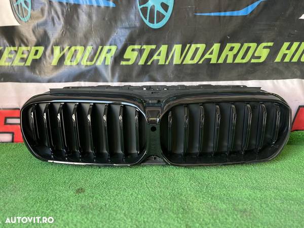 Bmw Seria 5 G30 G31 Facelift Grile Grila Activa completa Shadow Line - 1