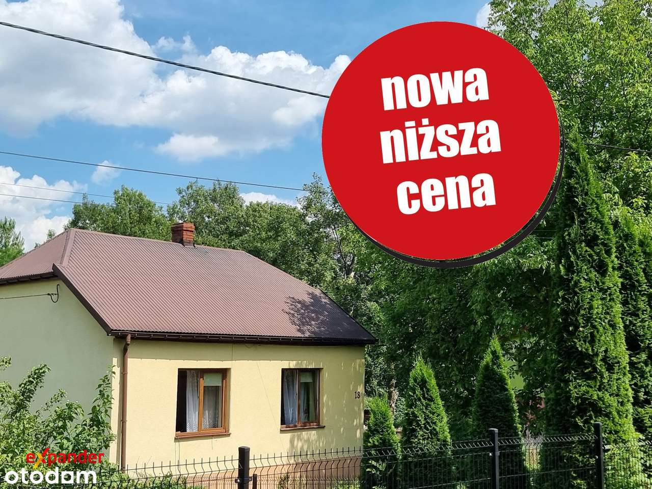 Dom 55 m2 , działka 9ar Iwanowice 363 tysiące !