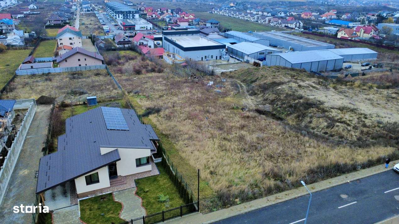 Teren 3.884 mp Ciritei – zona premium, ideal investitie / dezvoltare - Imagine principală: 4/8