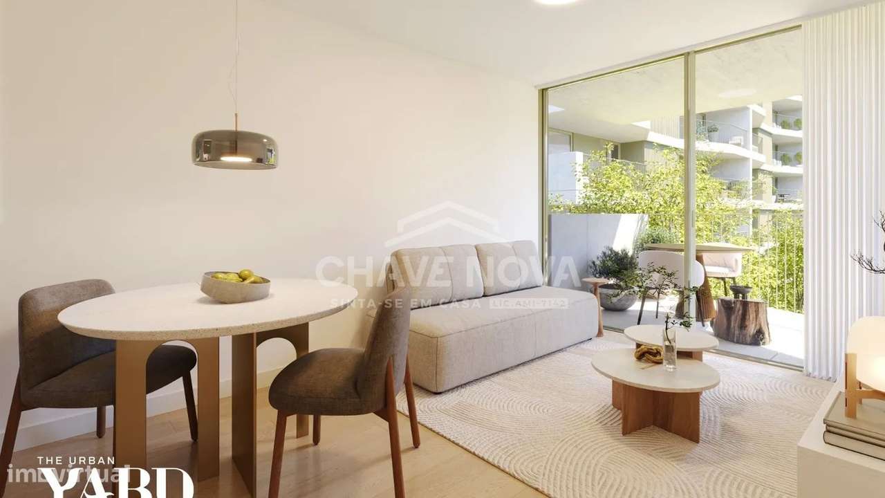 T0 Novo c/ Varanda e Garagem no The Urban Yard - Grande imagem: 4/7