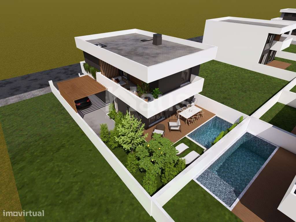 Moradia Geminada T3 com logradouro em fase de construção-8