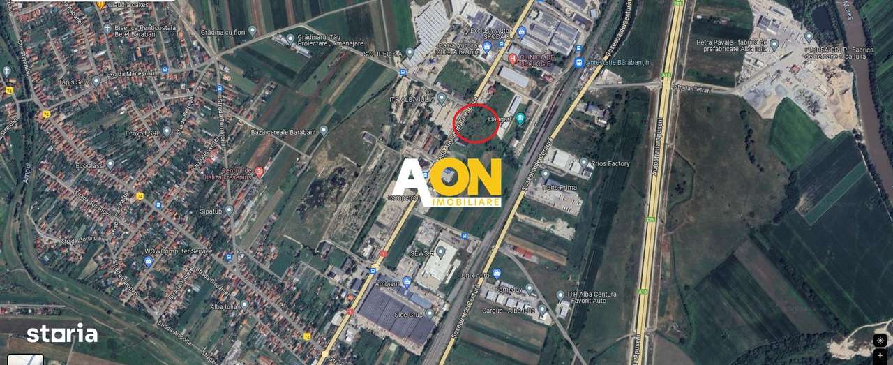 Teren Mixt Industrial Alba iulia de vanzare, toate utilitatile - Imagine principală: 2/2