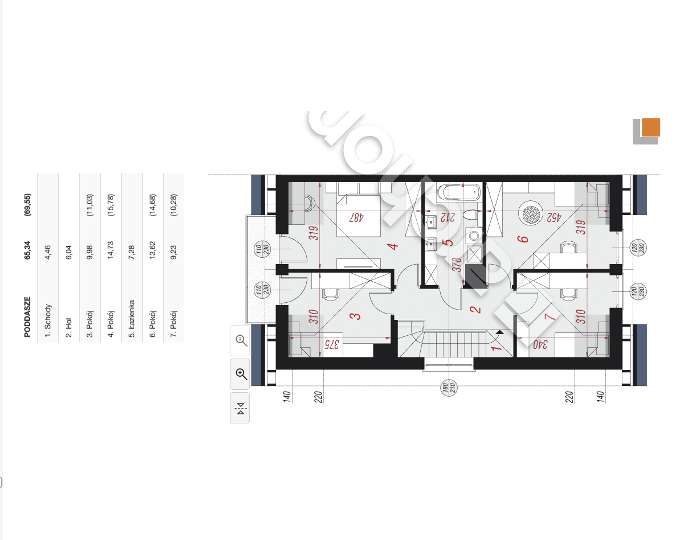 Segment środkowy 5-pokojowy 128m2 z działką 232m2 z garażem-9