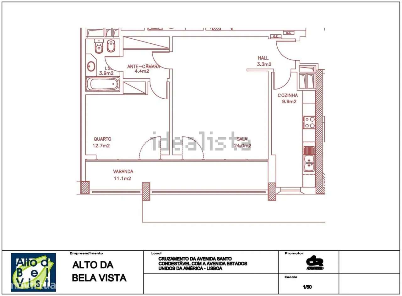Apartamento T1 | Marvila-35