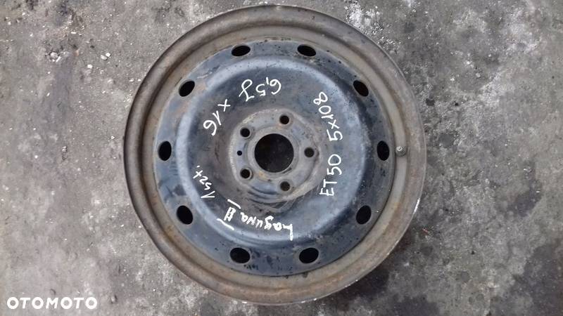 FELGA RENAULT 5x108 6,5jx16 ET50 - 1