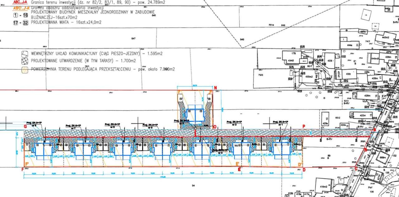 Działka budowlana inwestycyjna  6300m2 Kielce WZ PUM 1820 m2 - Pełny obrazek: 2/2