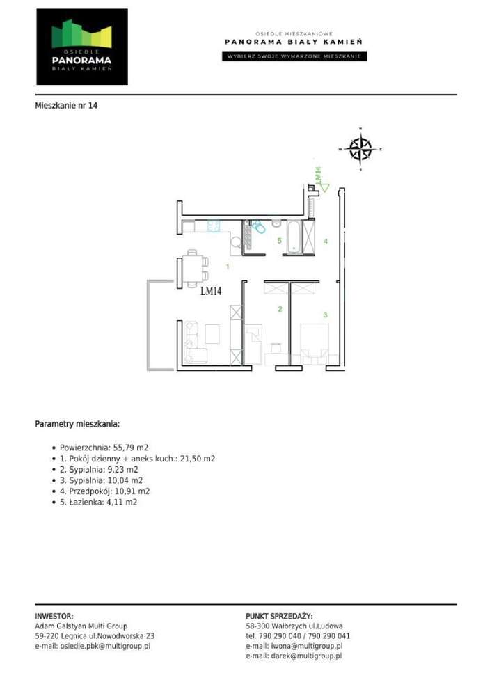 3 Pokoje w nowoczesnym budynku - Pełny obrazek: 2/7