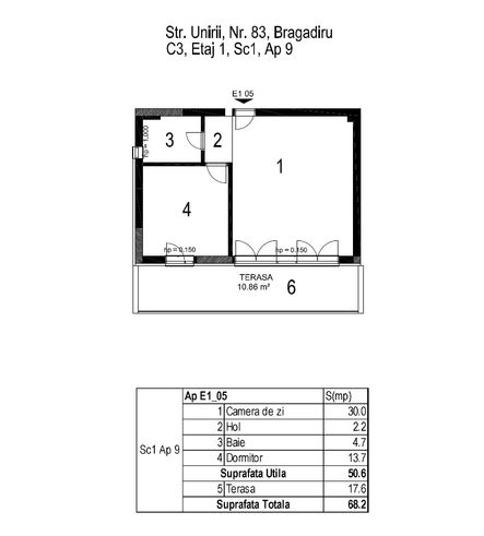 Vanzare Apartament 2 camere rate fixe la dezvoltator 30 ani-1