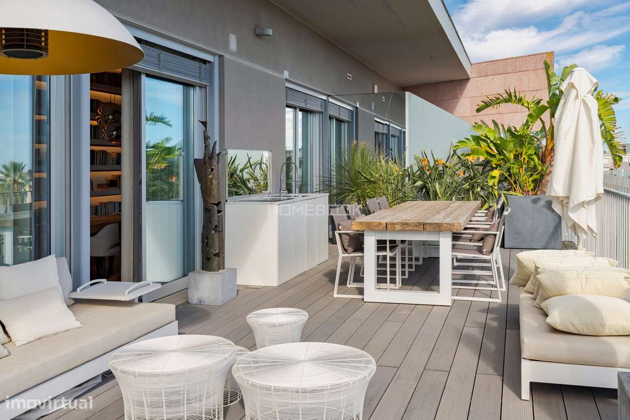 Penthouse com Terraço Panorâmico, Vista rio e Design de Interiores de - Grande imagem: 2/37