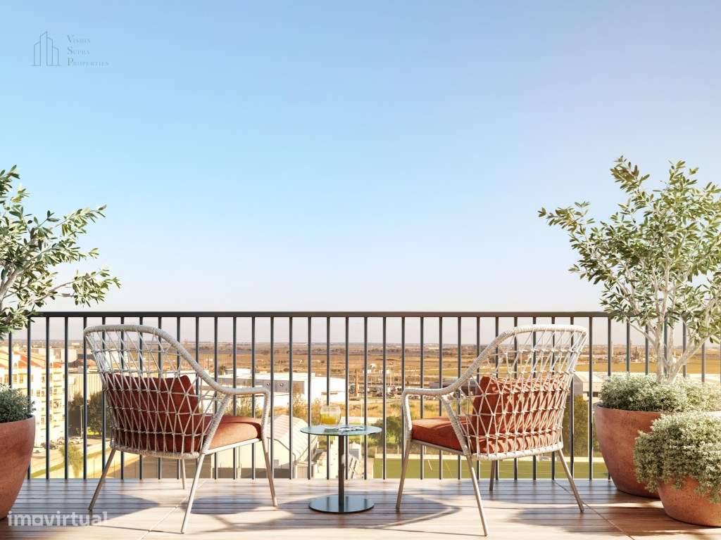 Florien | T1 em novo empreendimento com terraço e 2 lugares de esta...-4