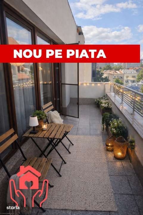 PIATA ROMANA-2 camere 81 mp utili totali, 2 bai, terasa 11 mp, 2 boxe