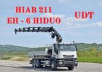 Iveco TRAKKER 410 * SKRZYNIA 6,00 m + HIAB 211 EH - 6 HIDUO + PILOT / 6x4 - 1