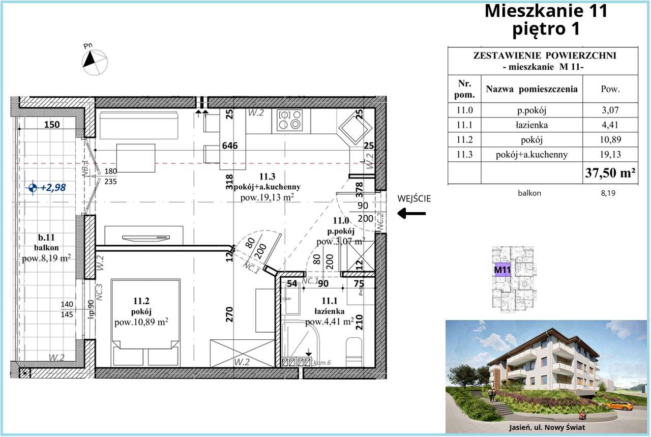 Osiedle Brzesko-Jasień, ul. Nowy Świat - Pełny obrazek: 4/4