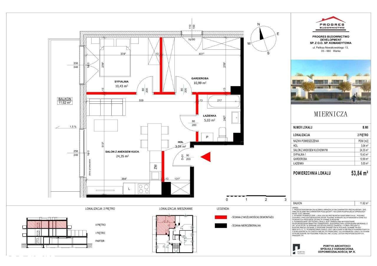 Apartament nr 8, bud.B - Pełny obrazek: 2/5