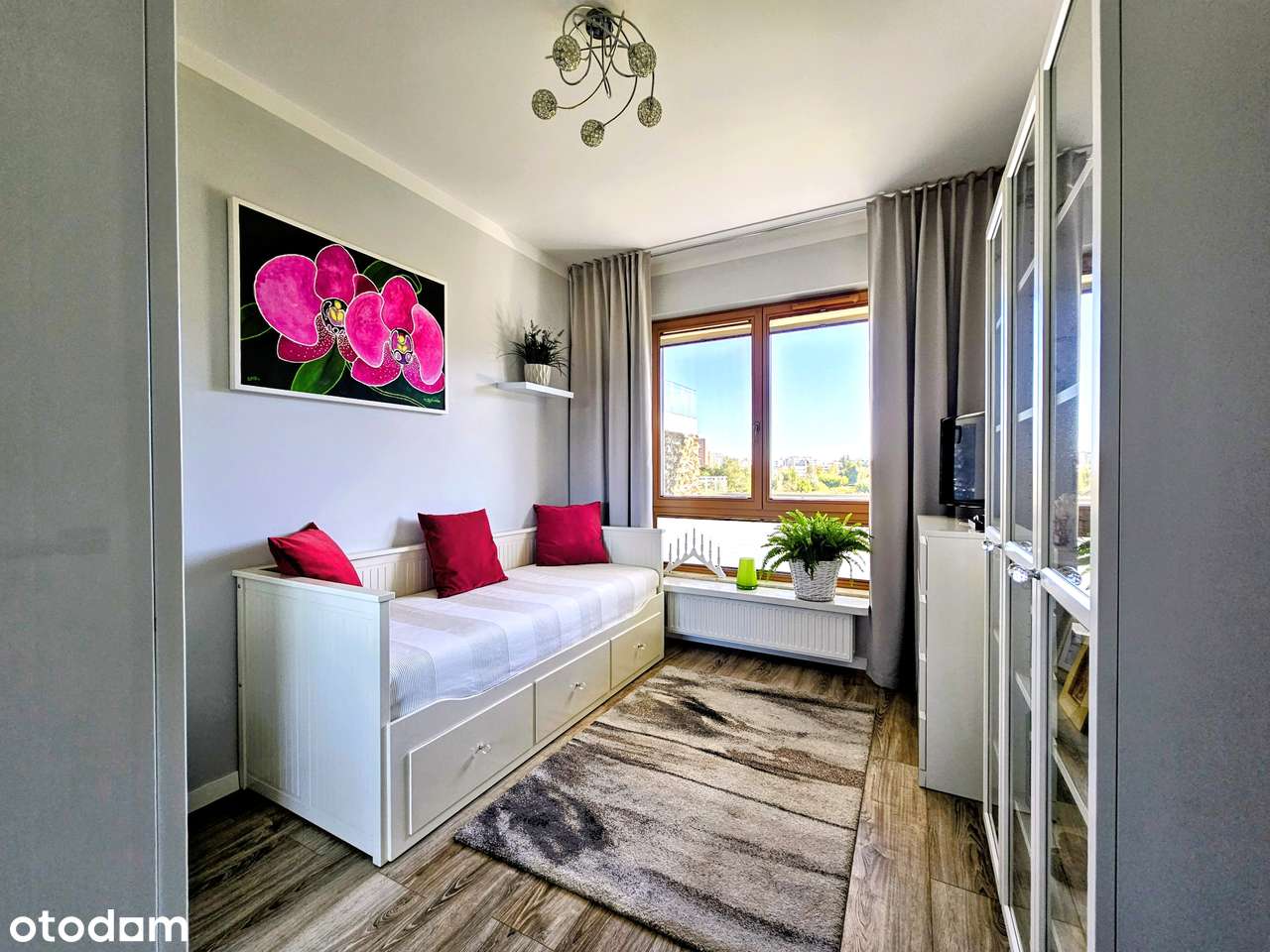 Ciche mieszkanie 47 m2- dwa pokoje. Duży balkon. Zieleń. Warszawa-9