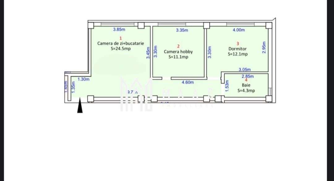 Apartament 2 Camere | Decomandat | Loc de parcare | O.Goga-8