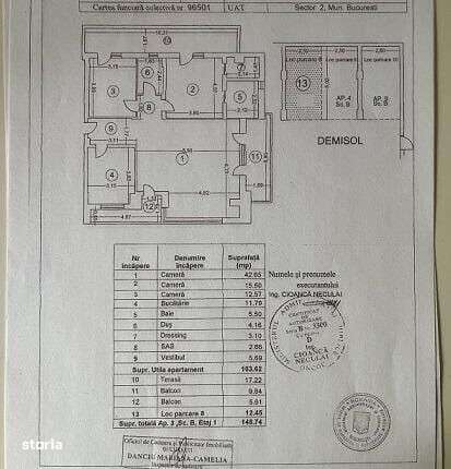 VANZARE 3 CAMERE FLOREASCA LAC - Imagine principală: 5/10