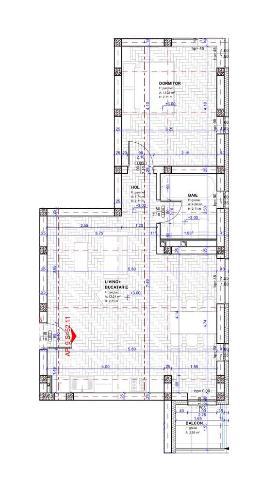Comision 0- Dezvoltator vinde 2 camere - 96600euro, TVA inclusa, lift!-7
