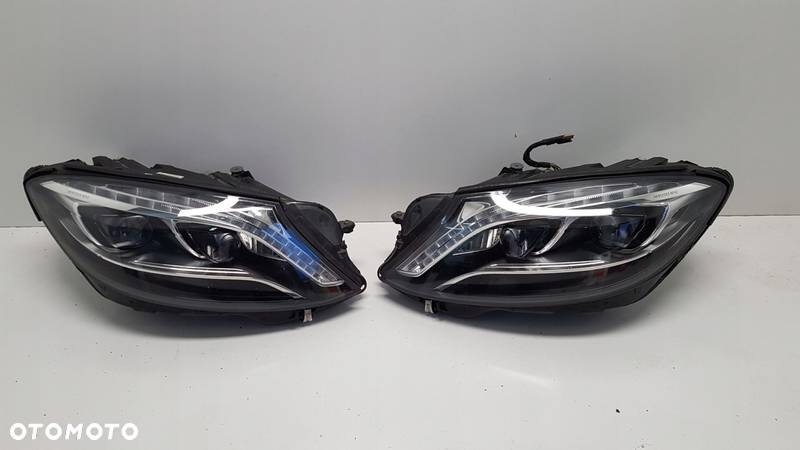 MERCEDES S KLASA W222 LAMPA PRAWA PRZOD FULL LED NIGHT VISION KOMPLETNA - 1