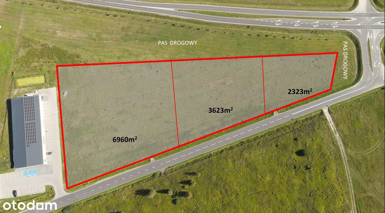 Działka usługowa|1,29ha| 3 działki| obok Biedronki - Pełny obrazek: 2/4