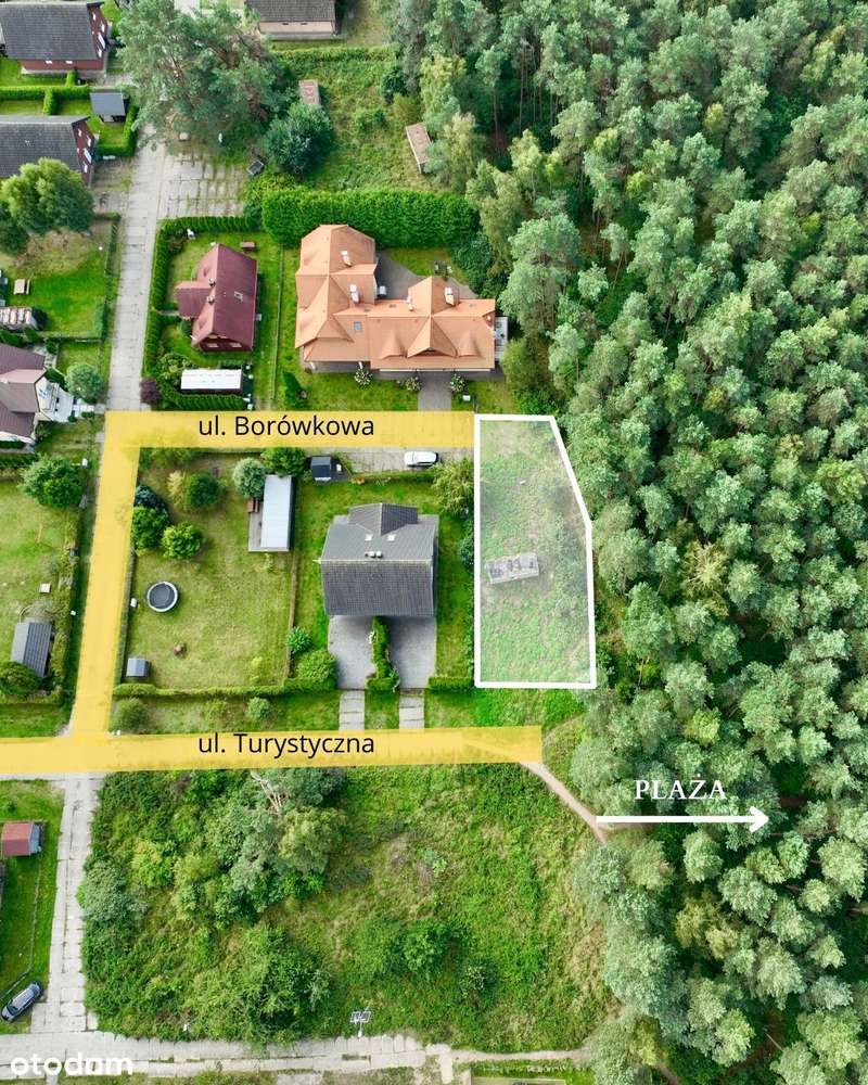 Działka budowlana nad morzem | przylega do ściany lasu | MPZP - Pełny obrazek: 2/7