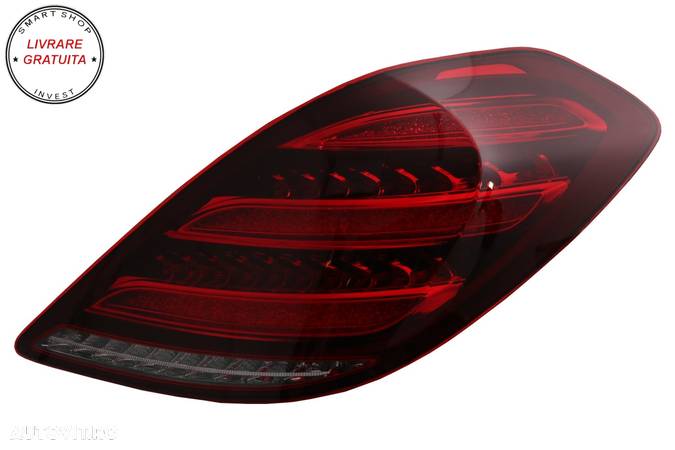 Stopuri Full LED MERCEDES S-Class W222 (2013-2017) Semnalizare Dinamica Facelift D- livrare gratuita - 4