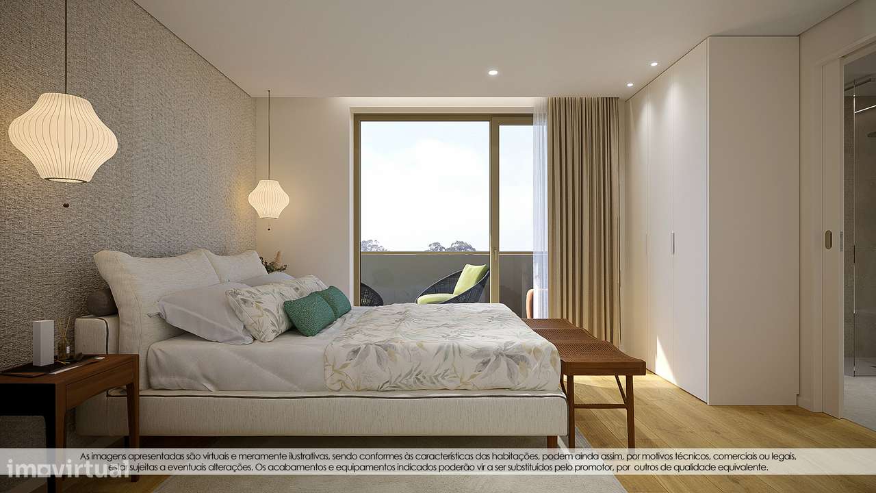 T2 Novo C/ Varanda e Lugar de Garagem em Arcozelo-12