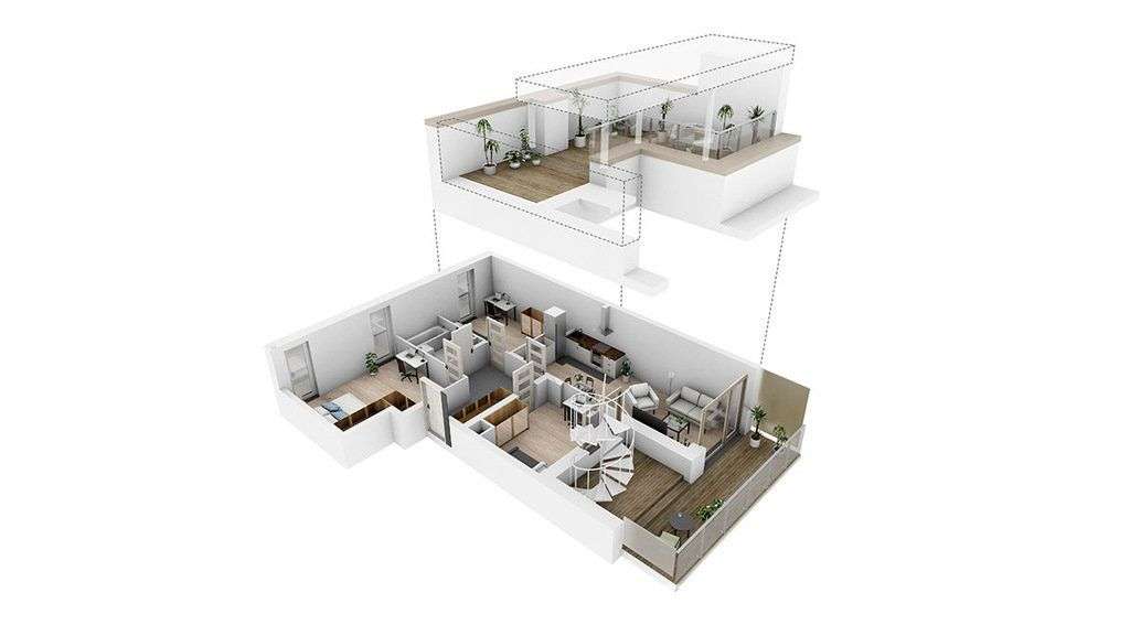 Gotowe, 3 pokoje, 77m2, Ponikwoda, taras na dachu-0