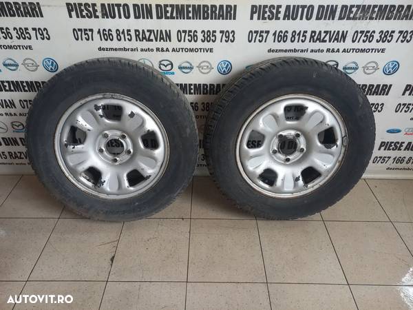 Jante Janta Tabla Rezerva Dacia Duster Nissan 5x114,3 Cu Anvelope 215/65R16 Originale - Dezmembrari Arad - 4