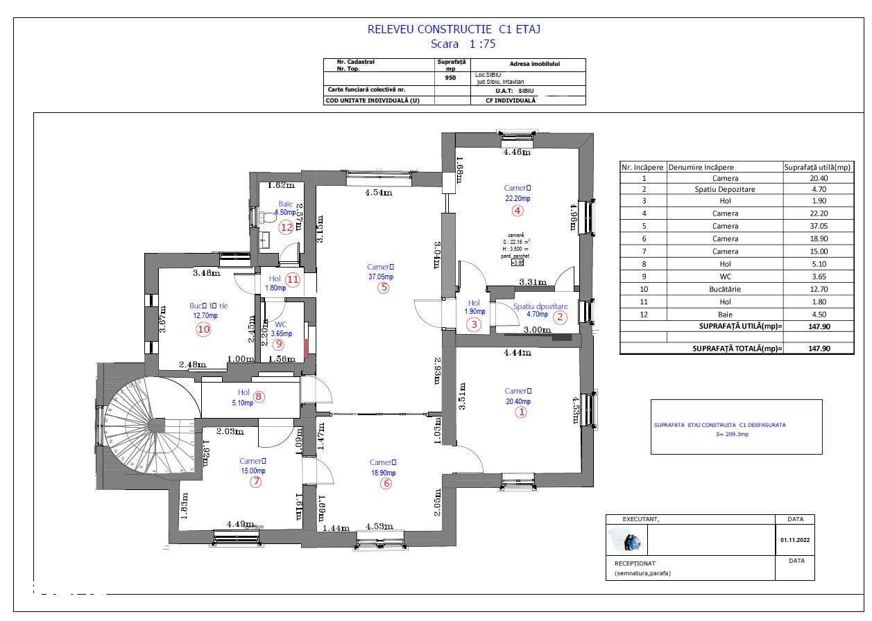 Vila de vanzare in zona centrala - Renovata complet-15