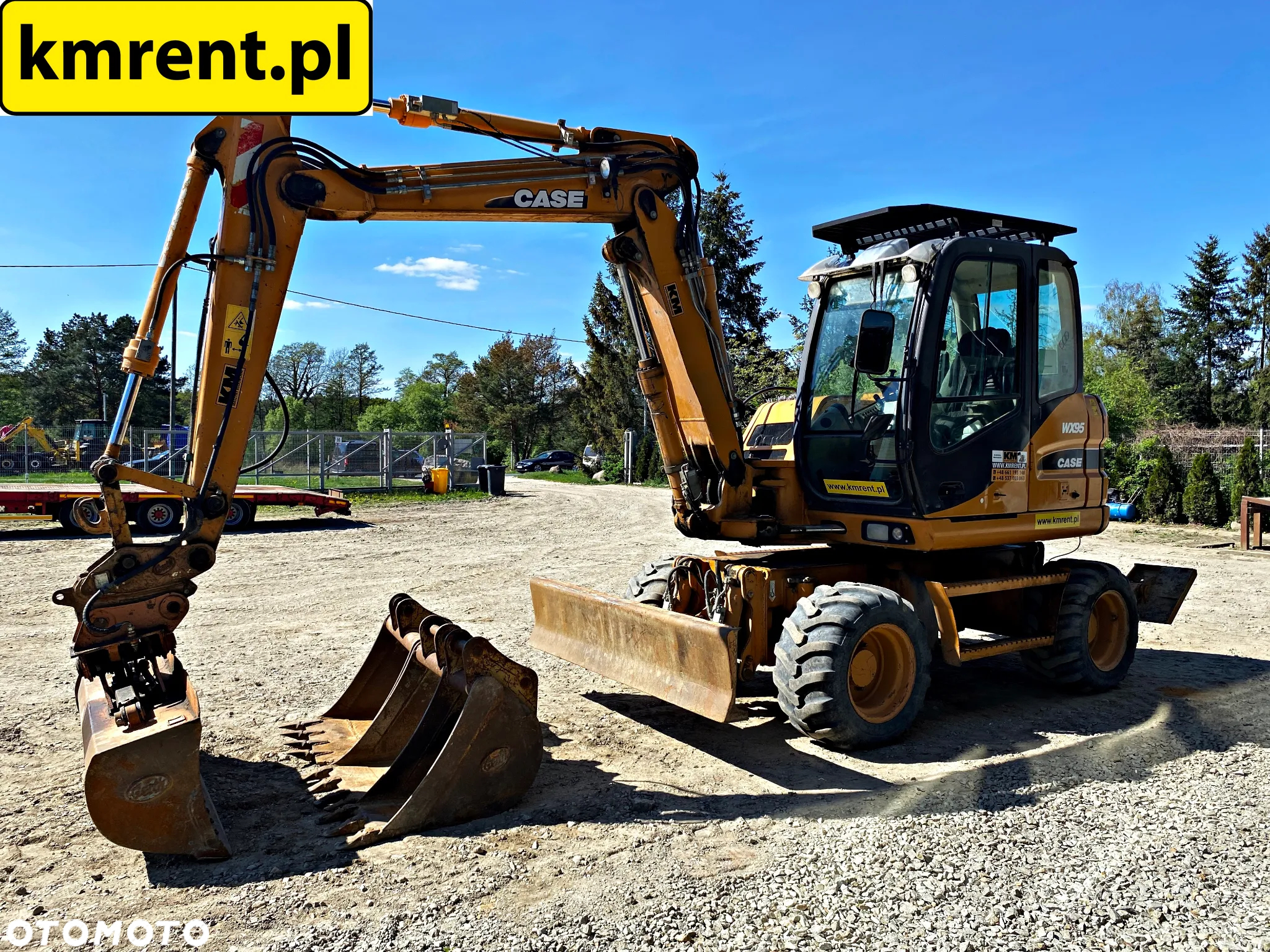 Case WX 95 KOPARKA KOŁOWA 2012R. | TAKEUCHI TB295 KOMATSU PW98 110 TEREX TW110 - 9