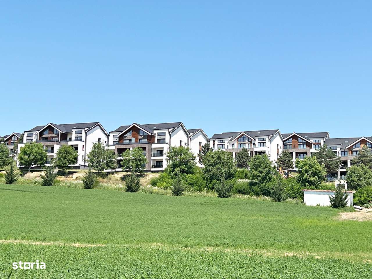 Apart. cu 2 cam. pe două nivele - Vila design modern în Cristian-Sibiu-9