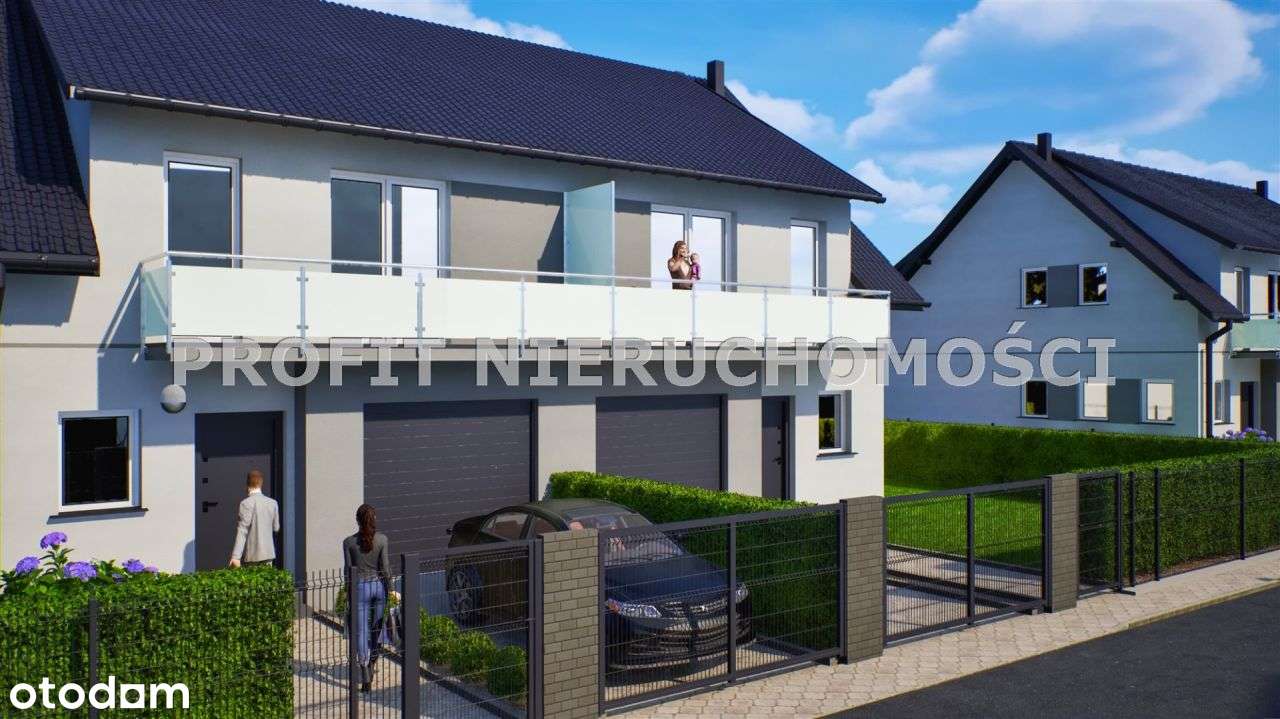 Domy w zabudowie bliźniaczej z garażem i ogrodem - Pełny obrazek: 5/13