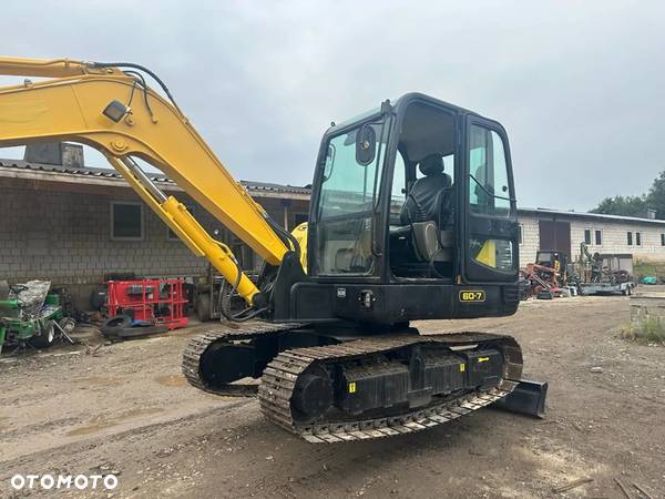 Hitachi Minikoparka Gąsienicowa HYUNDAI R60-7 60-7 Robex 6 Ton - 4