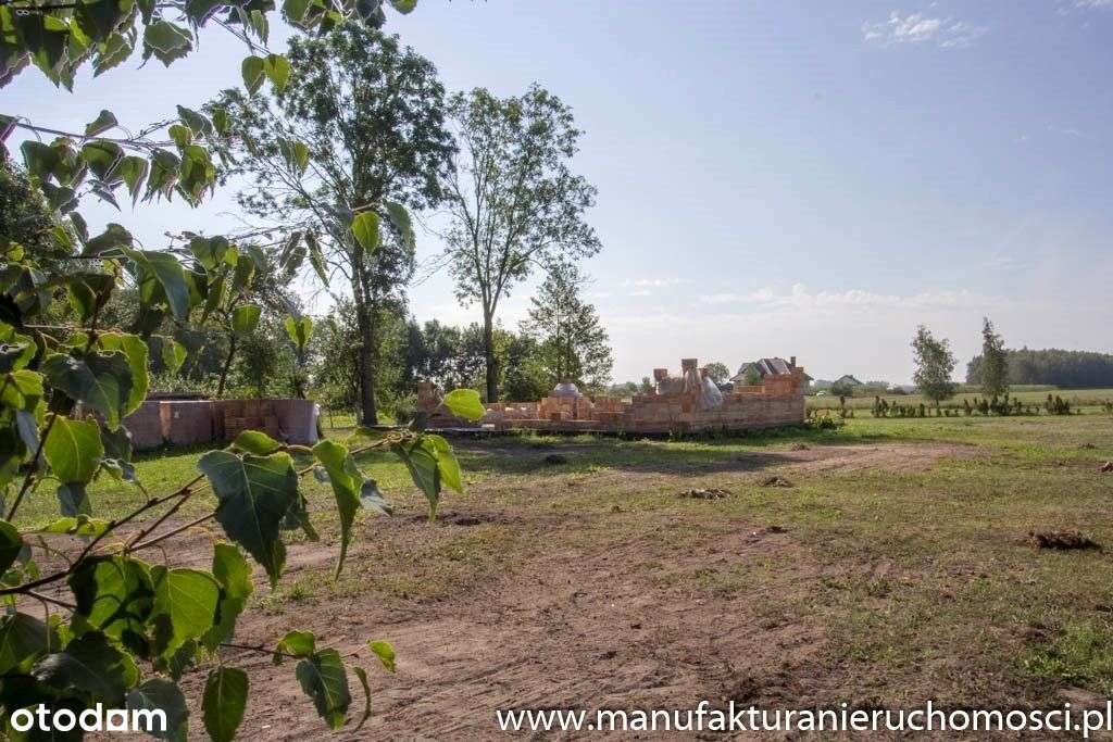 Działka z rozpoczętą budową blisko Białegostoku-1