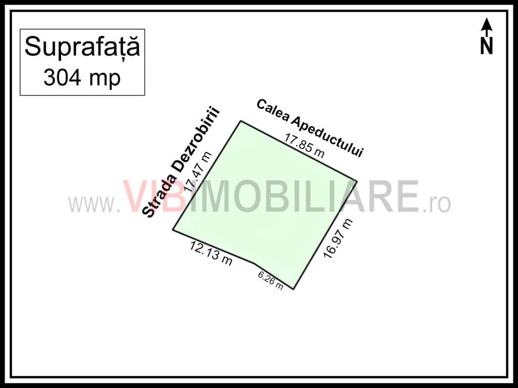 Teren de vanzare – Militari, Dezrobirii | 304 mp | Deschidere 17 m | - Imagine principală: 4/4