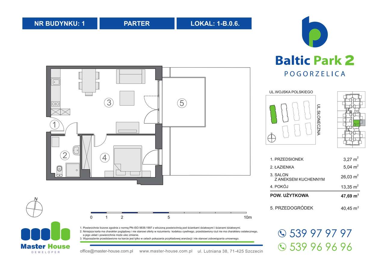 Baltic Park 2 | apartament inwestycyjny | 1-B.0.6 - Pełny obrazek: 2/7