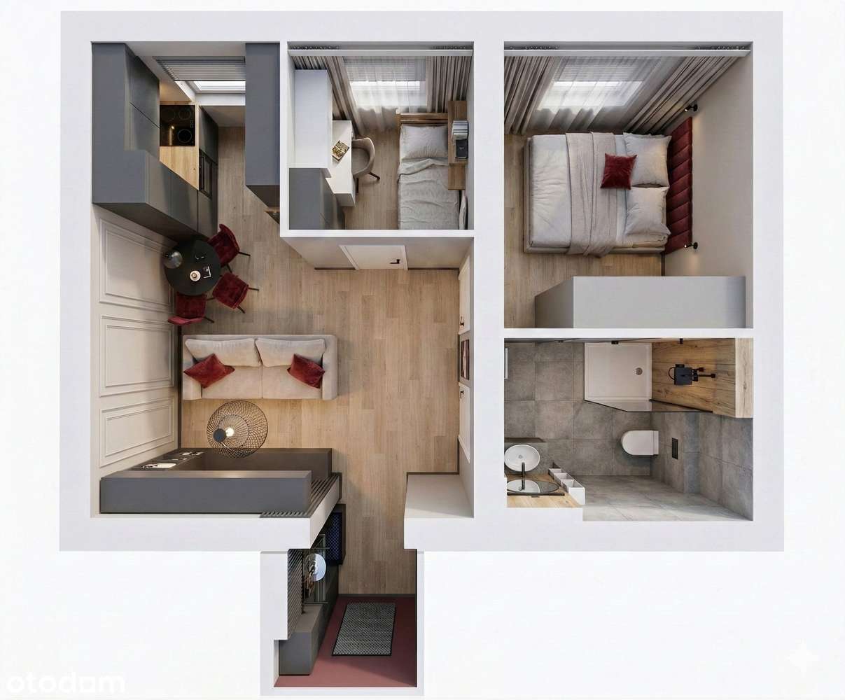 Wyremontowane mieszkanie pod klucz! | 3 pokoje!-0