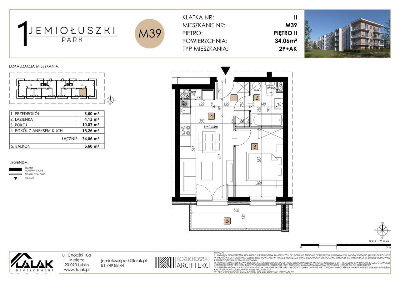 Jemiołuszki Park| mieszkanie 2-pok. | M39 - Pełny obrazek: 2/8